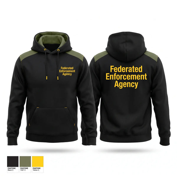 Hoodie, Federated Enforcement Agency, , Teamtime, Team time, sublimation, custom sports apparel, team uniforms, spirit wear, spiritwear, sports uniforms, custom shirts, team store, custom team store, fundraiser sports, apparel fundraiser