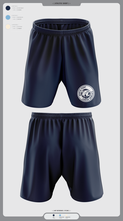 North Port Jr Bobcats 24422472 Athletic Shorts With Pockets - 3