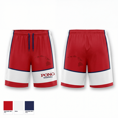 Pono Baseball 85468751 Athletic Shorts With Pockets - 1