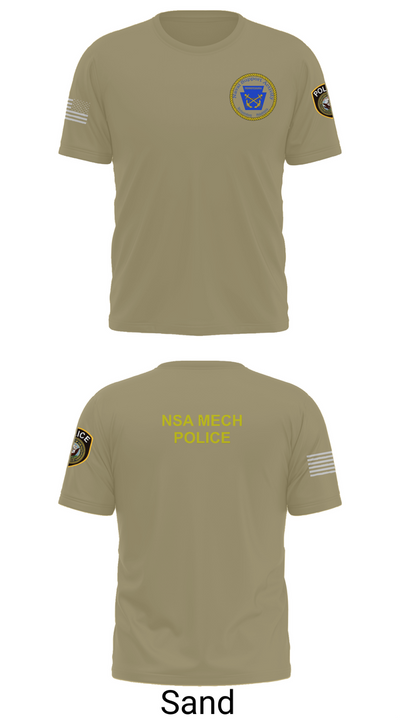 NSA Mechanicsburg 84971329 Short Sleeve Performance Shirt - 91
