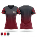 EARLE BULLDOGS 41399226 Women's Short Sleeve V-neck Shirt - 1