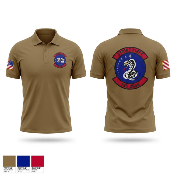 Short Sleeve Performance Polo, 156 crss, Air Force, Teamtime, Team time, sublimation, custom sports apparel, team uniforms, spirit wear, spiritwear, sports uniforms, custom shirts, team store, custom team store, fundraiser sports, apparel fundraiser