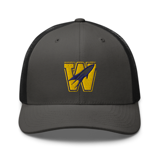 Rockets Retro Trucker Hat | Yupoong 6606