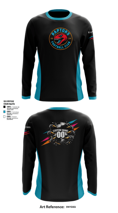 RAPTORS FC 55469198 Long Sleeve Performance Shirt 23