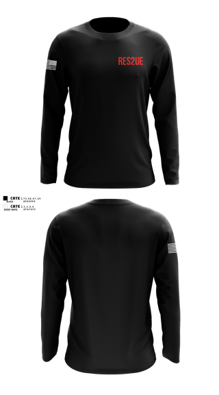 Long Sleeve Performance Shirt, Rescue2/Engine5, Fire Department, Teamtime, Team time, sublimation, custom sports apparel, team uniforms, spirit wear, spiritwear, sports uniforms, custom shirts, team store, custom team store, fundraiser sports, apparel fundraiser