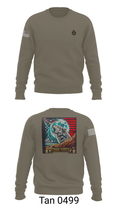 1st Combat Readiness Regiment 40922335 Crew Neck Sweatshirt - 65