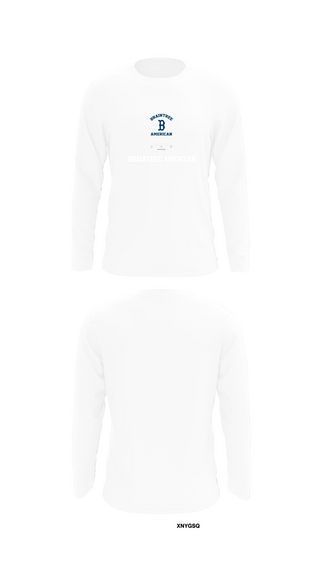 Long Sleeve Performance Shirt, Braintree American, Baseball, Teamtime, Team time, sublimation, custom sports apparel, team uniforms, spirit wear, spiritwear, sports uniforms, custom shirts, team store, custom team store, fundraiser sports, apparel fundraiser