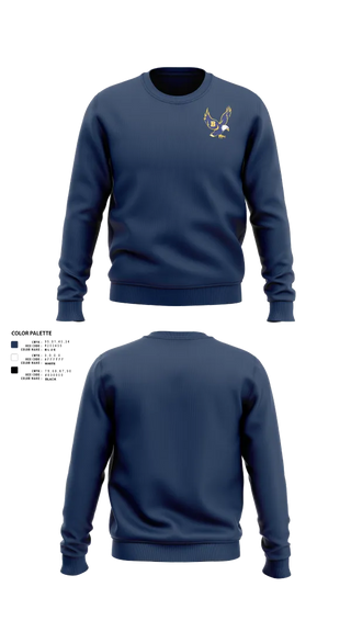 Crew Neck Sweatshirt, Barrington High School Gymnastics, Spirit Store, Teamtime, Team time, sublimation, custom sports apparel, team uniforms, spirit wear, spiritwear, sports uniforms, custom shirts, team store, custom team store, fundraiser sports, apparel fundraiser
