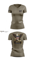 AGCCC, 001-26 1566563 Women's Short Sleeve V-neck Shirt - 103