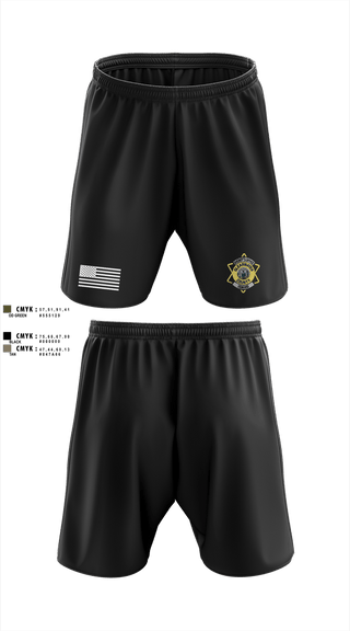 Athletic Shorts With Pockets, Clearwater County Sheriff’s Office, Police, Teamtime, Team time, sublimation, custom sports apparel, team uniforms, spirit wear, spiritwear, sports uniforms, custom shirts, team store, custom team store, fundraiser sports, apparel fundraiser