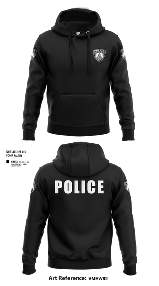 Hoodie, New York Mills Police Department, Police, Teamtime, Team time, sublimation, custom sports apparel, team uniforms, spirit wear, spiritwear, sports uniforms, custom shirts, team store, custom team store, fundraiser sports, apparel fundraiser
