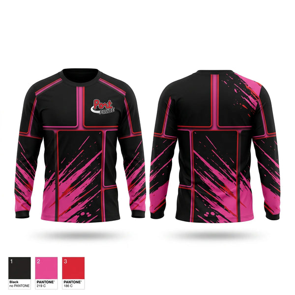 Long Sleeve Performance Shirt, Port Jervis High School Wrestling, Wrestling, Teamtime, Team time, sublimation, custom sports apparel, team uniforms, spirit wear, spiritwear, sports uniforms, custom shirts, team store, custom team store, fundraiser sports, apparel fundraiser