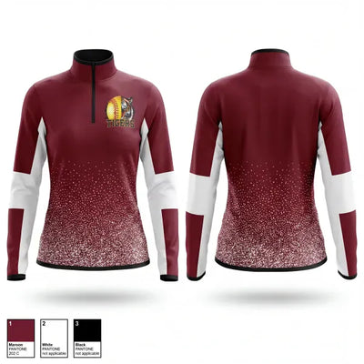 Pensacola High Lady Tigers 64888342 Quarter Zip Jacket - 1