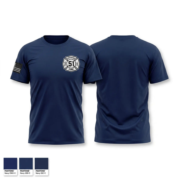 Old School Cotton Feel Shirt, Strasburg Fire Department, Fire Department, Teamtime, Team time, sublimation, custom sports apparel, team uniforms, spirit wear, spiritwear, sports uniforms, custom shirts, team store, custom team store, fundraiser sports, apparel fundraiser