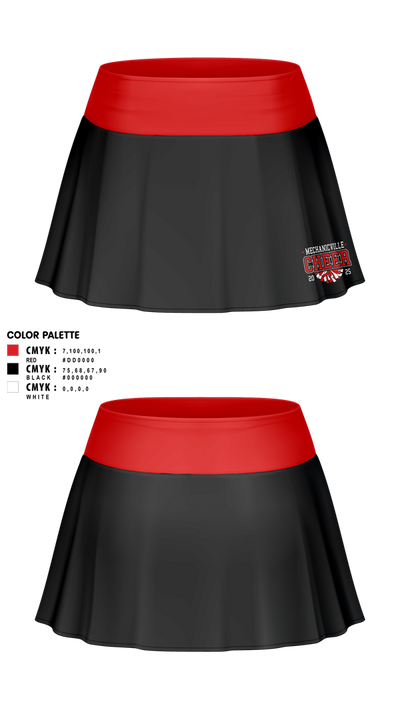 Mechanicville High School Cheer 64273422 Skort - 1