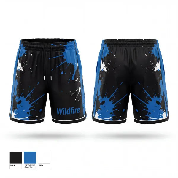 Athletic Shorts With Pockets, Wildfire, Women's Volleyball, Teamtime, Team time, sublimation, custom sports apparel, team uniforms, spirit wear, spiritwear, sports uniforms, custom shirts, team store, custom team store, fundraiser sports, apparel fundraiser