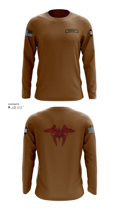 Blackfoot 2nd platoon 36446718 Long Sleeve Performance Shirt 101