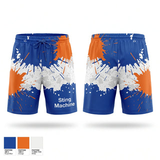 Athletic Shorts With Pockets, Sting Machine, Spirit Store, Teamtime, Team time, sublimation, custom sports apparel, team uniforms, spirit wear, spiritwear, sports uniforms, custom shirts, team store, custom team store, fundraiser sports, apparel fundraiser