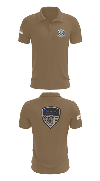 Short Sleeve Performance Polo, Dewey Police Department, , Teamtime, Team time, sublimation, custom sports apparel, team uniforms, spirit wear, spiritwear, sports uniforms, custom shirts, team store, custom team store, fundraiser sports, apparel fundraiser