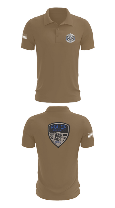 Dewey Police Department 16354640 Short Sleeve Performance Polo - 7
