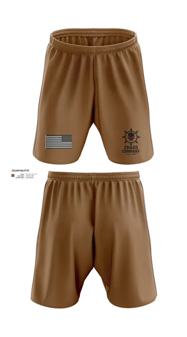 Athletic Shorts With Pockets, C. Co. 1-120 3rd PLT, Army, Teamtime, Team time, sublimation, custom sports apparel, team uniforms, spirit wear, spiritwear, sports uniforms, custom shirts, team store, custom team store, fundraiser sports, apparel fundraiser