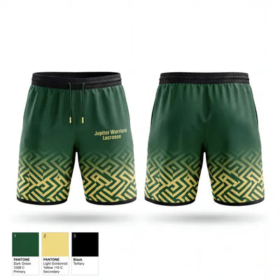 Jupiter Warriors Lacrosse 68726936 Athletic Shorts With Pockets - 1