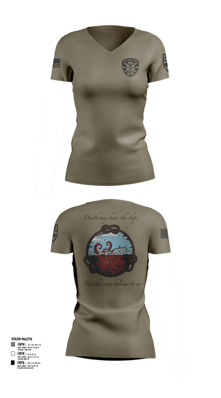 Womens Short Sleeve Vneck Shirt, MEDIC PLT/HHC/7TB(X), Army, Teamtime, Team time, sublimation, custom sports apparel, team uniforms, spirit wear, spiritwear, sports uniforms, custom shirts, team store, custom team store, fundraiser sports, apparel fundraiser