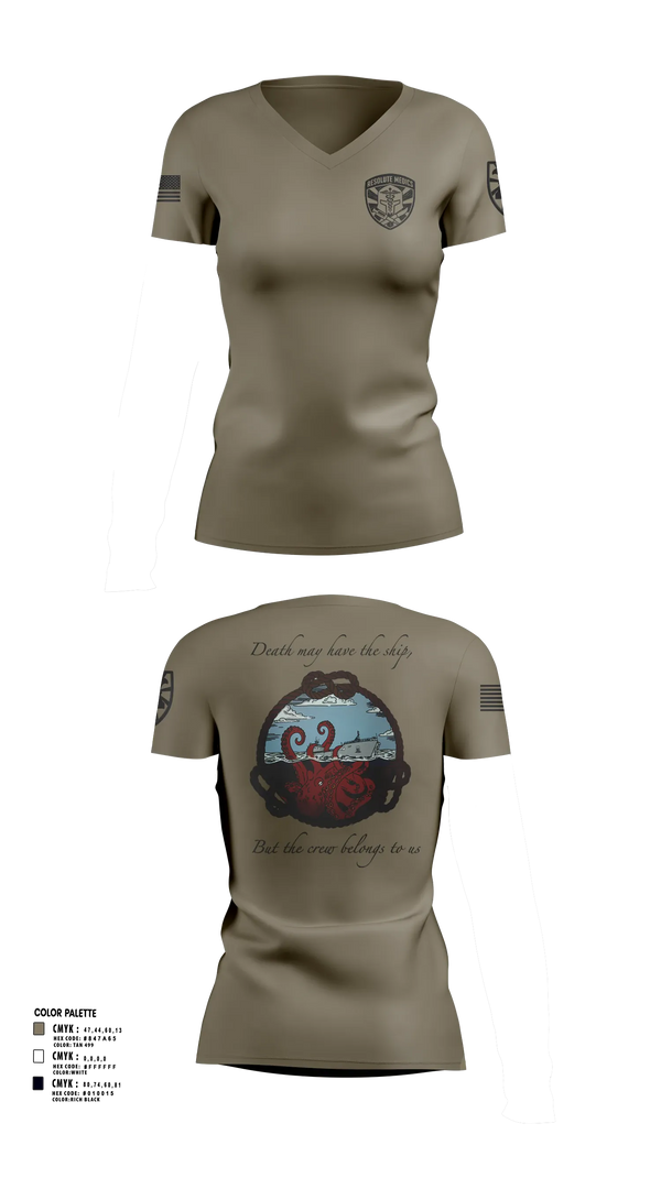 Womens Short Sleeve Vneck Shirt, MEDIC PLT/HHC/7TB(X), Army, Teamtime, Team time, sublimation, custom sports apparel, team uniforms, spirit wear, spiritwear, sports uniforms, custom shirts, team store, custom team store, fundraiser sports, apparel fundraiser
