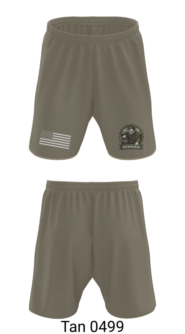 Athletic Shorts With Pockets, E2 Brewdawgs, Army, Teamtime, Team time, sublimation, custom sports apparel, team uniforms, spirit wear, spiritwear, sports uniforms, custom shirts, team store, custom team store, fundraiser sports, apparel fundraiser