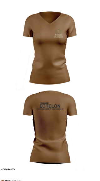 Womens Short Sleeve Vneck Shirt, Prime Echelon, , Teamtime, Team time, sublimation, custom sports apparel, team uniforms, spirit wear, spiritwear, sports uniforms, custom shirts, team store, custom team store, fundraiser sports, apparel fundraiser