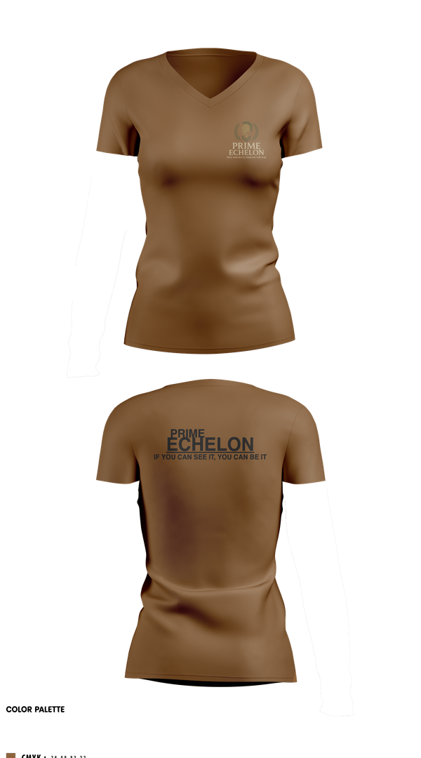 Womens Short Sleeve Vneck Shirt, Prime Echelon, , Teamtime, Team time, sublimation, custom sports apparel, team uniforms, spirit wear, spiritwear, sports uniforms, custom shirts, team store, custom team store, fundraiser sports, apparel fundraiser