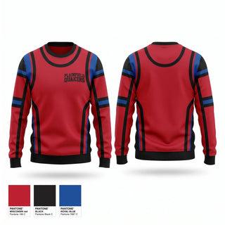 Crew Neck Sweatshirt, Plainfield Quakers, Wrestling, Teamtime, Team time, sublimation, custom sports apparel, team uniforms, spirit wear, spiritwear, sports uniforms, custom shirts, team store, custom team store, fundraiser sports, apparel fundraiser