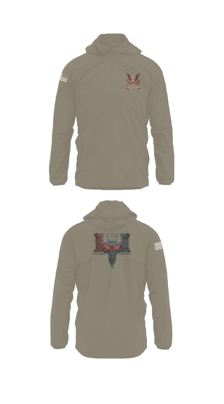 Windbreaker, 252 ENG CO, National Guard, Teamtime, Team time, sublimation, custom sports apparel, team uniforms, spirit wear, spiritwear, sports uniforms, custom shirts, team store, custom team store, fundraiser sports, apparel fundraiser