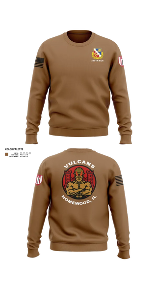 Crew Neck Sweatshirt, 317th ECC, Army, Teamtime, Team time, sublimation, custom sports apparel, team uniforms, spirit wear, spiritwear, sports uniforms, custom shirts, team store, custom team store, fundraiser sports, apparel fundraiser