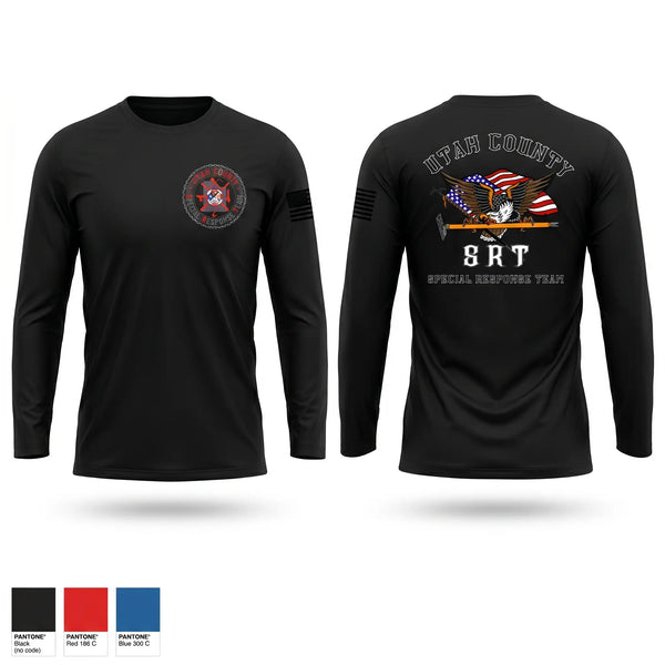 Long Sleeve Performance Shirt, Utah County SRT, Fire Department, Teamtime, Team time, sublimation, custom sports apparel, team uniforms, spirit wear, spiritwear, sports uniforms, custom shirts, team store, custom team store, fundraiser sports, apparel fundraiser