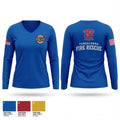 Tuscaloosa Fire Rescue 43288930 Women's Long Sleeve V-neck Shirt - 1