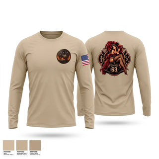 Long Sleeve Performance Shirt, Cal Fire, Fire Department, Teamtime, Team time, sublimation, custom sports apparel, team uniforms, spirit wear, spiritwear, sports uniforms, custom shirts, team store, custom team store, fundraiser sports, apparel fundraiser