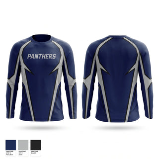 Long Sleeve Performance Shirt, Panthers, Men's Basketball, Teamtime, Team time, sublimation, custom sports apparel, team uniforms, spirit wear, spiritwear, sports uniforms, custom shirts, team store, custom team store, fundraiser sports, apparel fundraiser