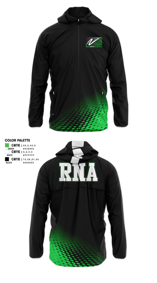 Windbreaker, Real North Athletics, Cross Country, Teamtime, Team time, sublimation, custom sports apparel, team uniforms, spirit wear, spiritwear, sports uniforms, custom shirts, team store, custom team store, fundraiser sports, apparel fundraiser