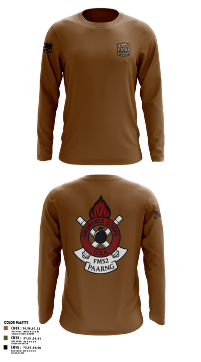 FMS #2 PAARNG 55837415 Long Sleeve Performance Shirt 4
