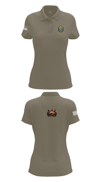 USS CAPE ST. GEORGE 53207398 Women's Short Sleeve Performance Polo  - 71