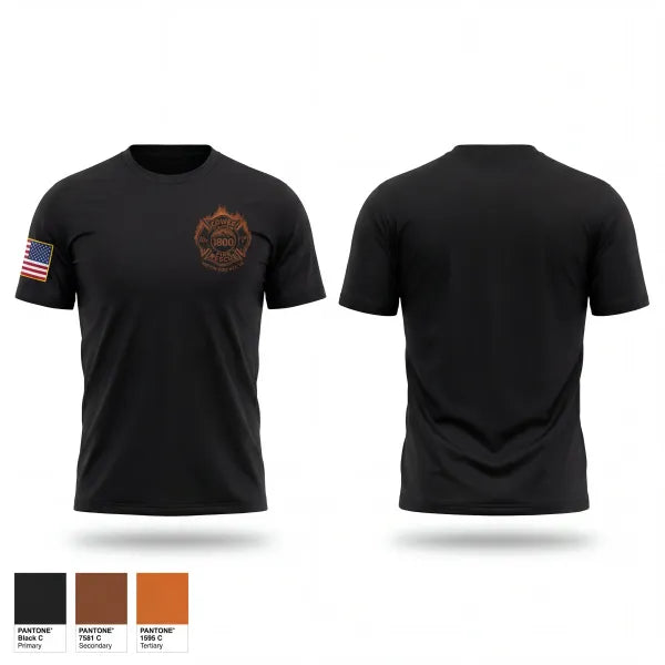 Short Sleeve Performance Shirt, Cowee Volunteer Fire Rescue, Fire Department, Teamtime, Team time, sublimation, custom sports apparel, team uniforms, spirit wear, spiritwear, sports uniforms, custom shirts, team store, custom team store, fundraiser sports, apparel fundraiser