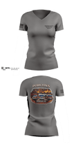 Perrytown Volunteer Fire Department 34251543 Women's Short Sleeve V-neck Shirt - 5