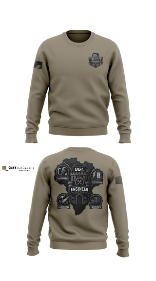 Crew Neck Sweatshirt, 861, Army, Teamtime, Team time, sublimation, custom sports apparel, team uniforms, spirit wear, spiritwear, sports uniforms, custom shirts, team store, custom team store, fundraiser sports, apparel fundraiser