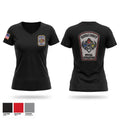Fairfax County Technical Rescue Women's Short Sleeve V-neck Shirt - 1
