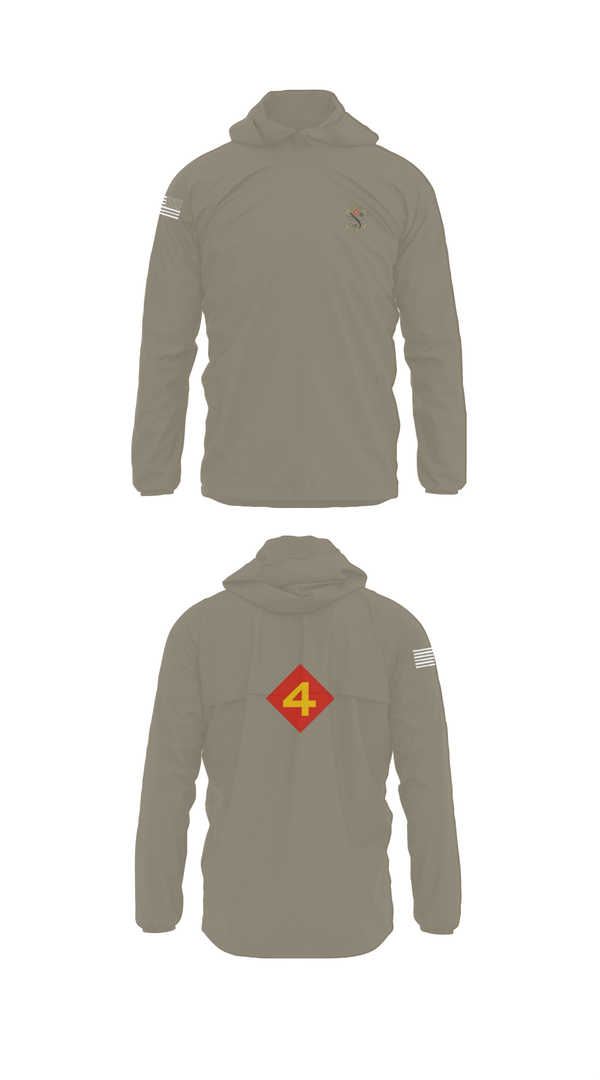 Windbreaker, 14th Marine regiment 4th Marine corps division, , Teamtime, Team time, sublimation, custom sports apparel, team uniforms, spirit wear, spiritwear, sports uniforms, custom shirts, team store, custom team store, fundraiser sports, apparel fundraiser