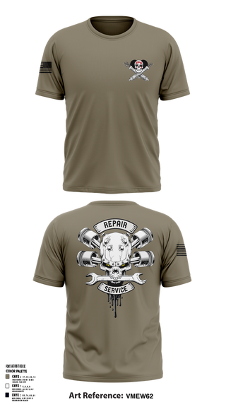 Old School Cotton Feel Shirt, 1-320TH FAR FOX CO, Army, Teamtime, Team time, sublimation, custom sports apparel, team uniforms, spirit wear, spiritwear, sports uniforms, custom shirts, team store, custom team store, fundraiser sports, apparel fundraiser