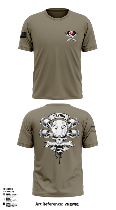 1-320TH FAR FOX CO 75222266 Old School Cotton Feel Shirt - 2