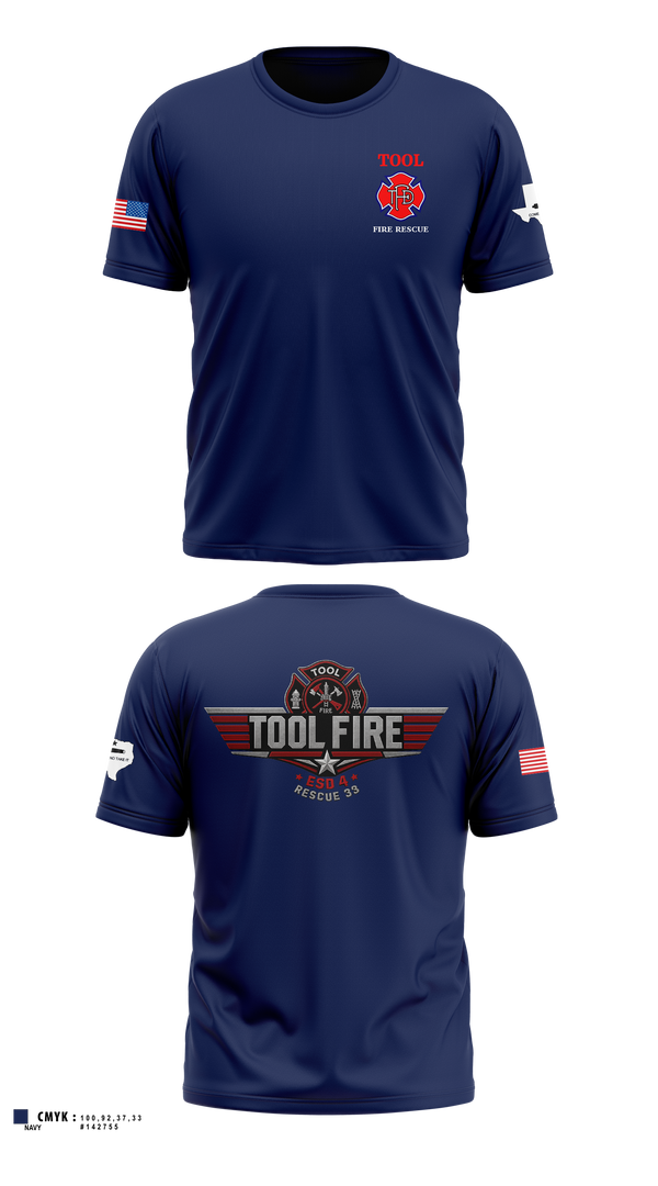 Tool Fire Rescue 36033264 Short Sleeve Performance Shirt - 7