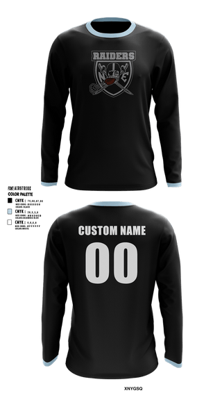Long Sleeve Rash Guard Shirt, NE Raiders, , Teamtime, Team time, sublimation, custom sports apparel, team uniforms, spirit wear, spiritwear, sports uniforms, custom shirts, team store, custom team store, fundraiser sports, apparel fundraiser